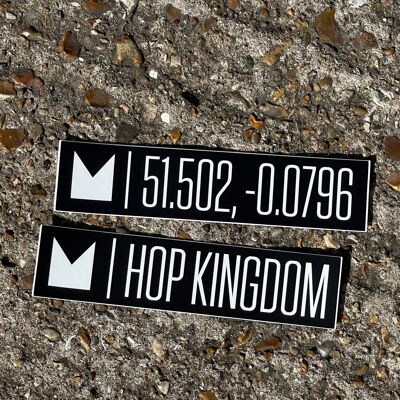 Hop-Königreich-Aufkleber