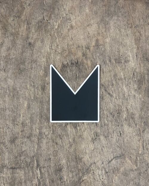 Crown Sticker - Black