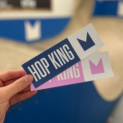 Hop King Rectangle Sticker