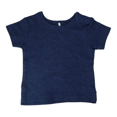 Camiseta - Azul marino jaspeado