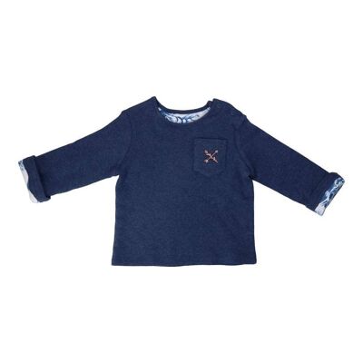 Reversible Sweater - Kaiyo/Navy