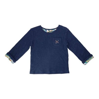 Reversible Sweater - Palawan/Navy