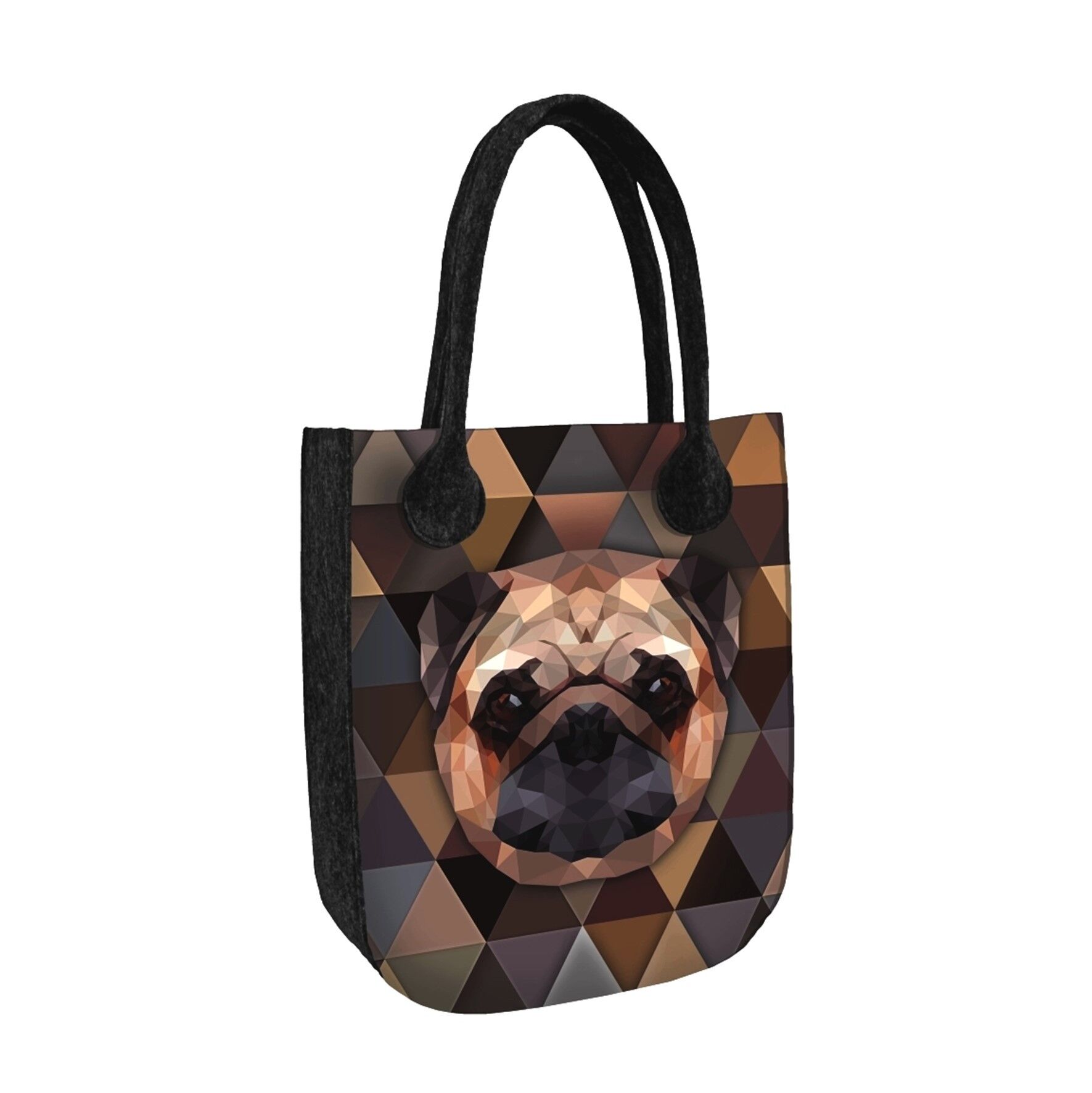 Favorite Umhängetasche aus Filz City Anthrazit Linie Bertoni