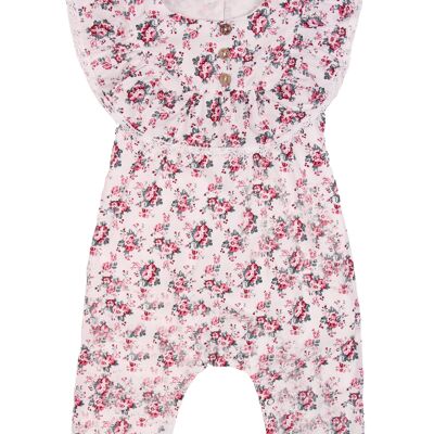 Floral Jumpsuit - Pink