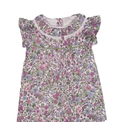 Robe à fleurs bébé fille