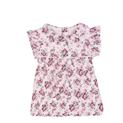 Baby girl floral dress - Pink