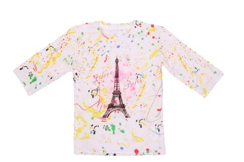 T-shirt manches longues "I love Paris"
