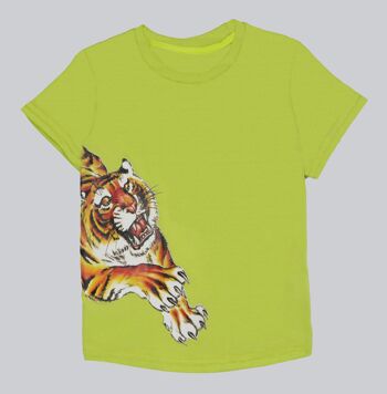 T-shirt imprimé "Tigre" - Vert 2