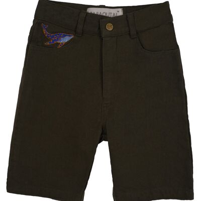 Khaki Bermuda shorts