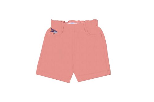 Girl's plain shorts - Pink