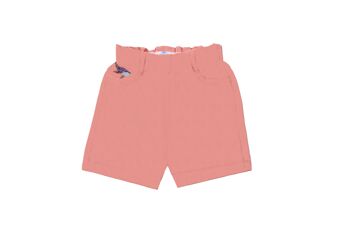 Girl's plain shorts - Pink 1