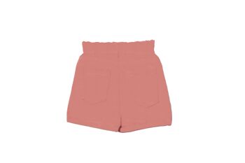 Short fille uni - Rose 2