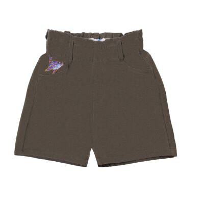 Schlichte Shorts für Mädchen - Khaki