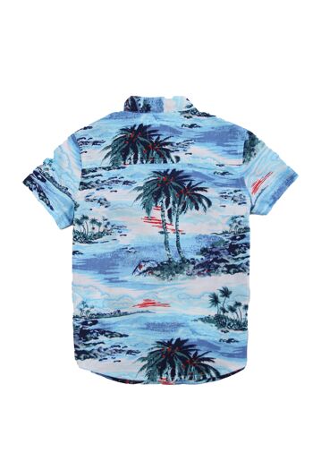 Chemise col Mao à motifs 2