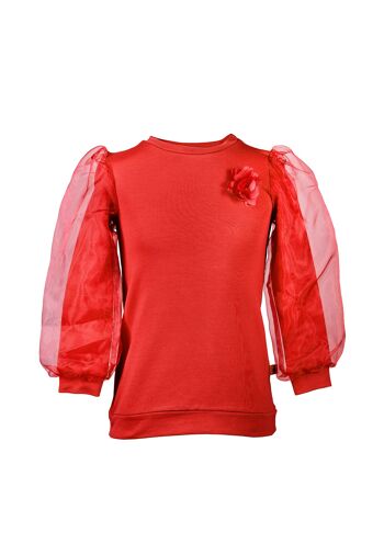 SWEAT-SHIRT ROUGE BIRDSNEST 4