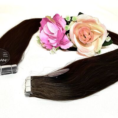 Adhesive extensions | Straight hair | 50cm