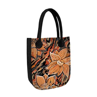 Bolso Shopper Sofi De Feltro Antracite Linea City Bertoni