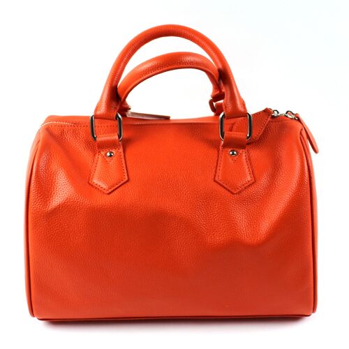 "Leather for You" Polobag orange