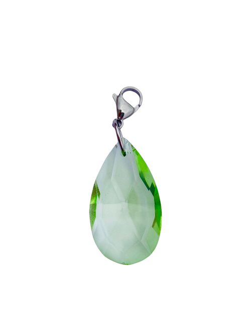 JEWEL DROP GREEN CHARM