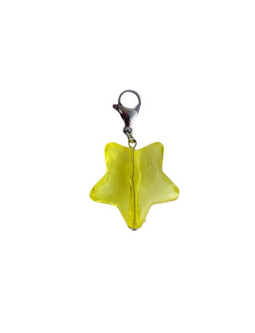 YELLOW STAR CHARM