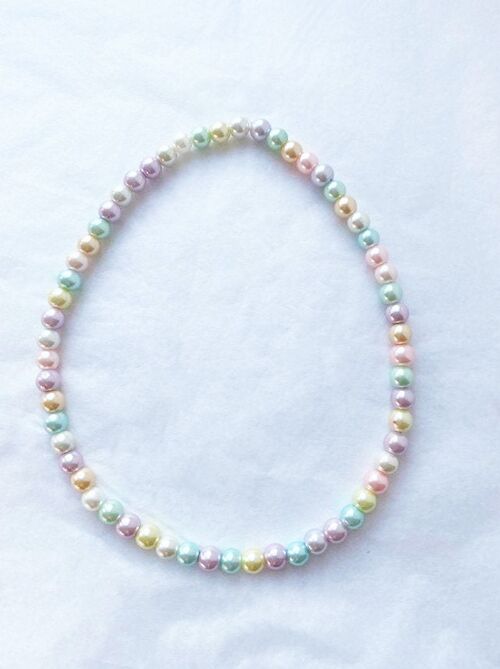 The ASHLEY Pastel Pearl Necklace