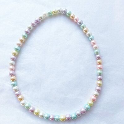 The ASHLEY Pastel Pearl Necklace