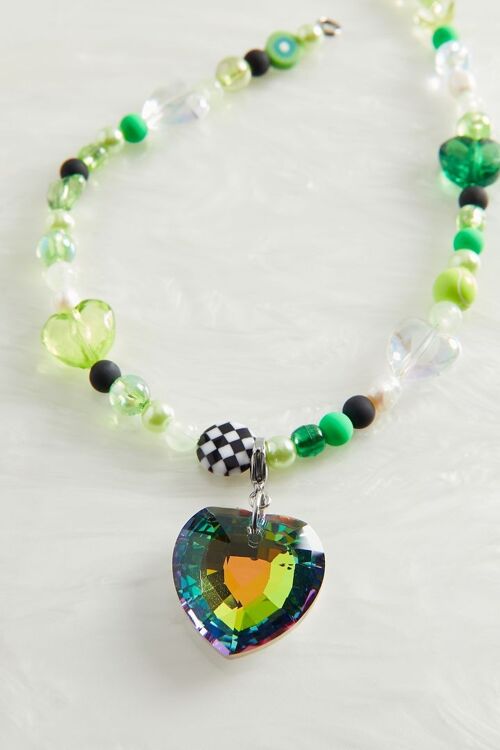 FAIRY LIQUID NECKLACE - WITH HEART PENDANT