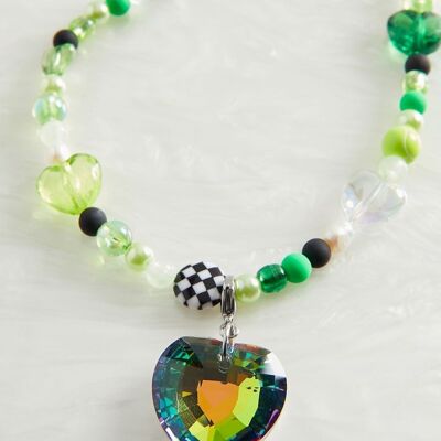FAIRY LIQUID NECKLACE - WITH HEART PENDANT