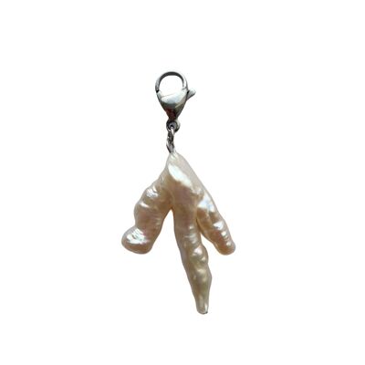 Charm Pied de Poulet Perle