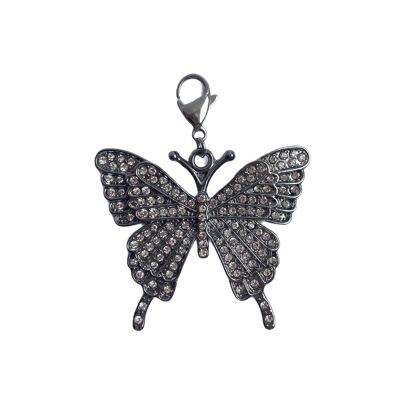Y2K Embellished Butterfly Charm