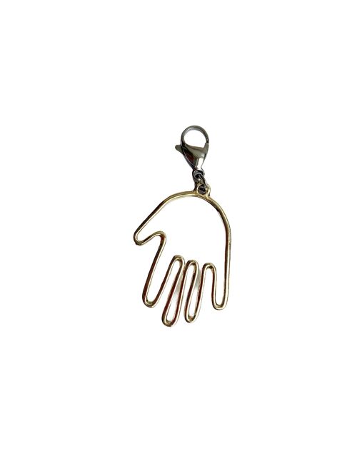 Abstract hand Charm
