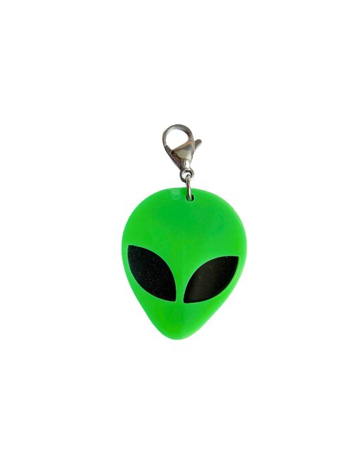 Alien Head Charm