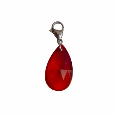 Red Glass Charm