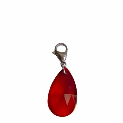 Red Glass Charm