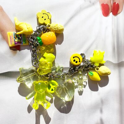 The BRIDGET Colour Block Bracelet (More colours available) - YELLOW