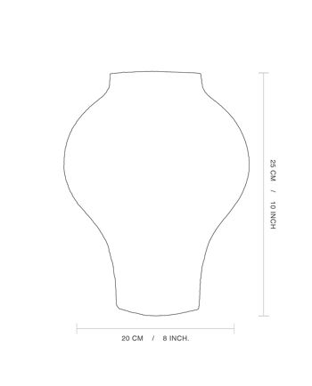 Vase En Céramique ‘Dal - Circles Black N°1’ 7