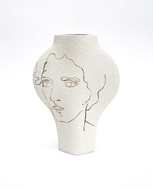 Vase En Céramique ‘Dal Visage’