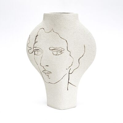 Vase En Céramique ‘Dal Visage’