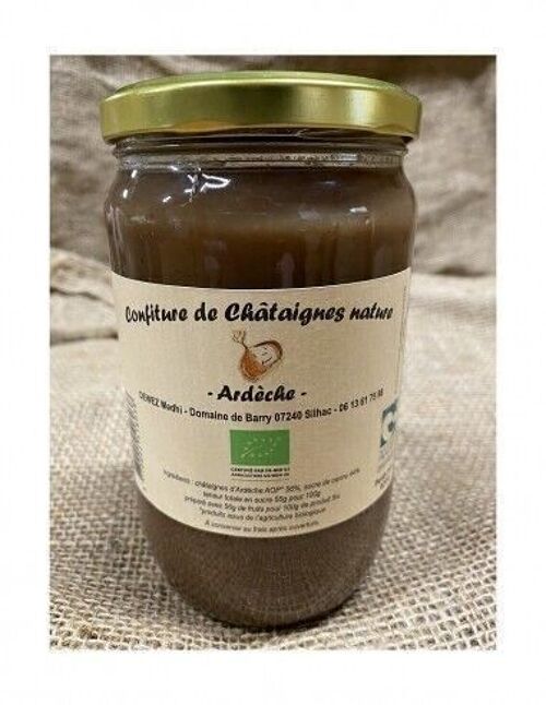 Confiture de châtaigne nature 820G