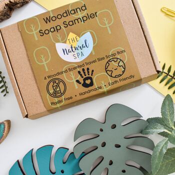 Woodland Soap Trial Box - 4 pièces de savon artisanal - Format boîte aux lettres 3
