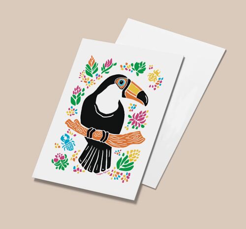 Carte postale Toucan
