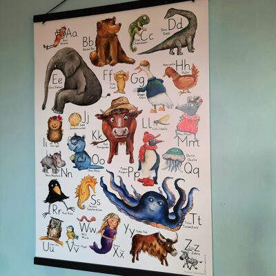 Poster „ABC – tierisch gut!“