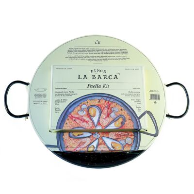 KIT Paella "Finca la Barca" mit Paellera 30cm