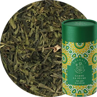 Organic green tea Garde la Pêche premium box 100g