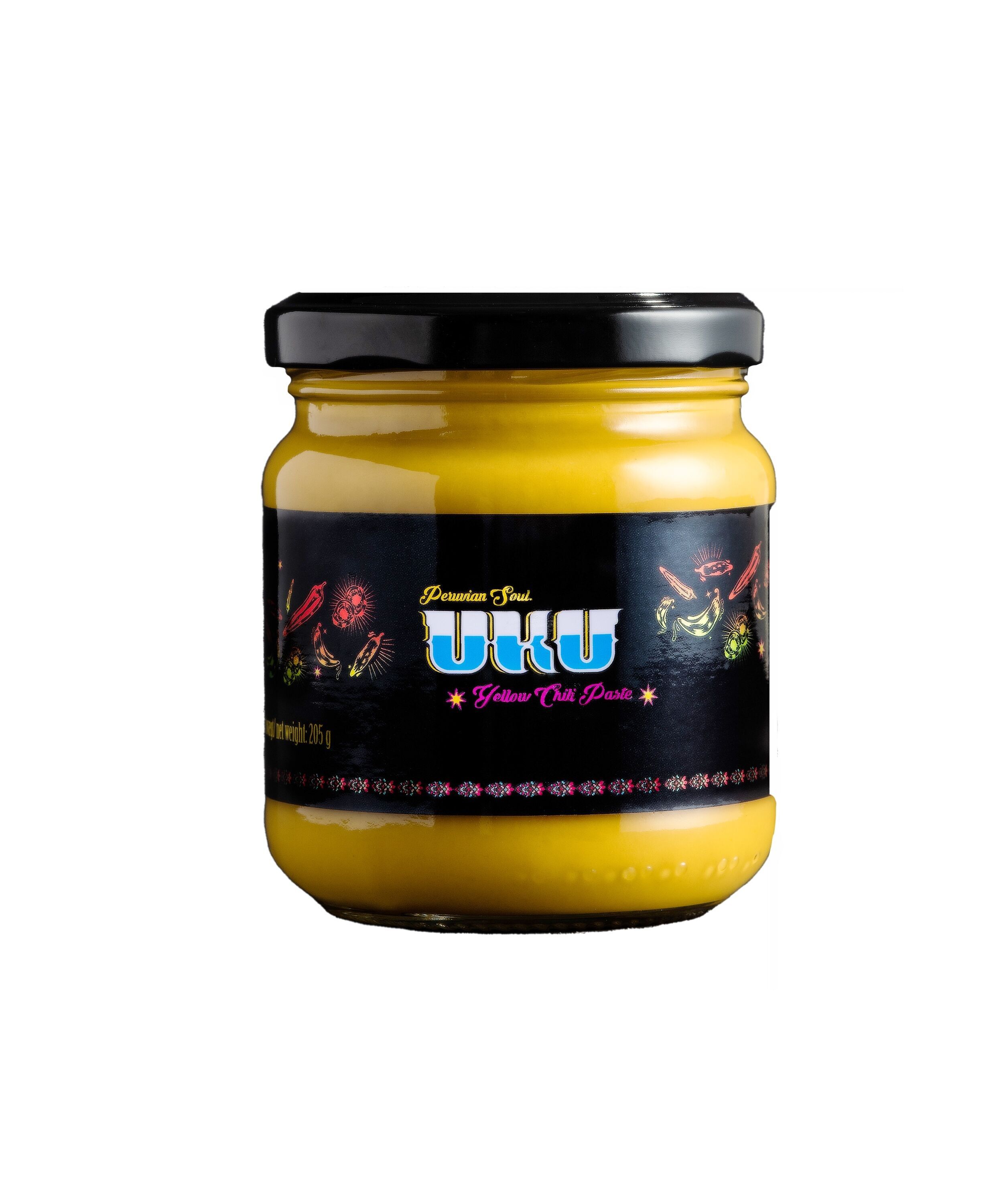 Ají Amarillo Peperoncino Giallo Peruviano UKU 205g 96% Peperoncino Puro