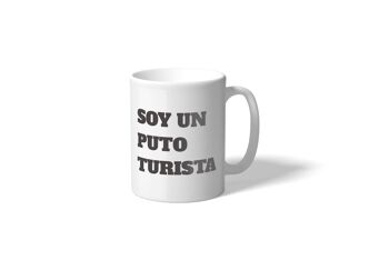 Mug 'Je suis un putain de touriste' ESP