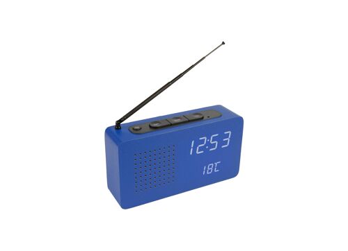Radio Reloj Azul
