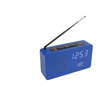 Radio Reloj Azul