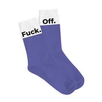 Paire de chaussettes garçon "Fuck Off" Très péri