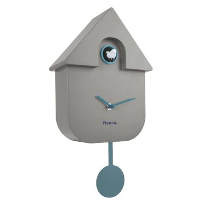 Reloj Cuco Casita Gris